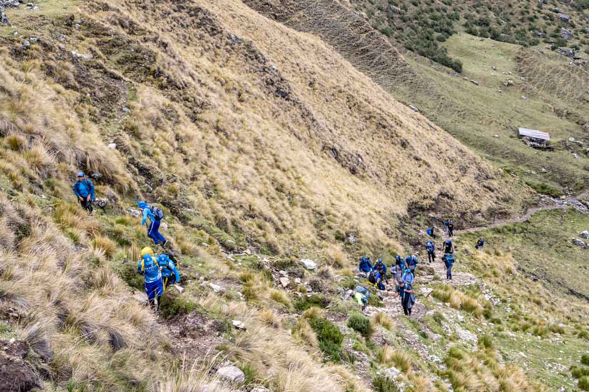 Andean highlands trekking