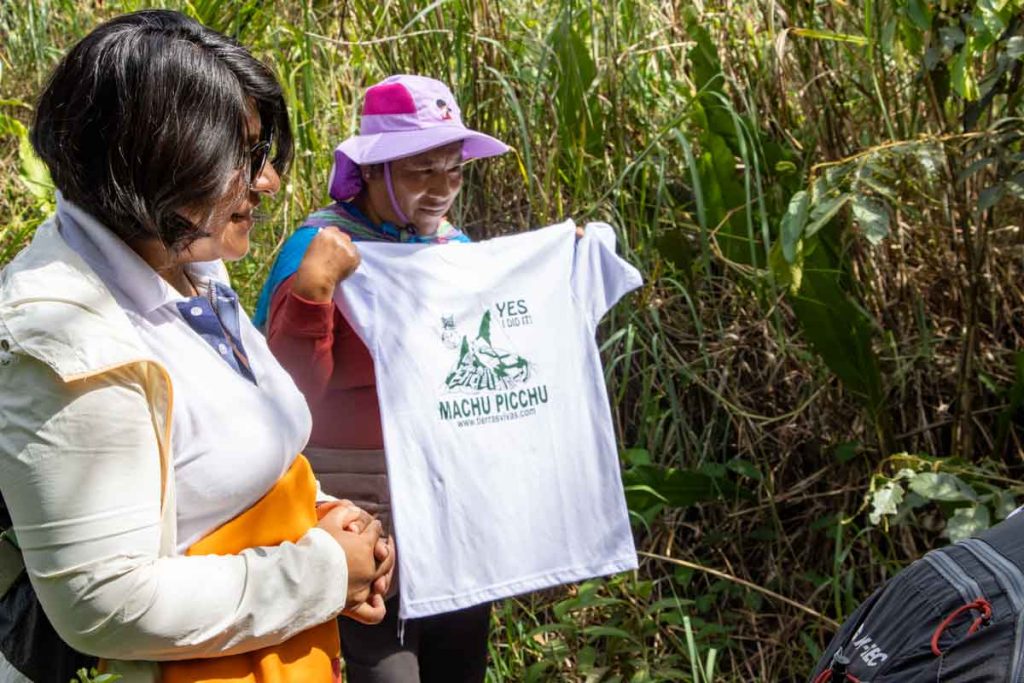 No plastic policy Machu Picchu